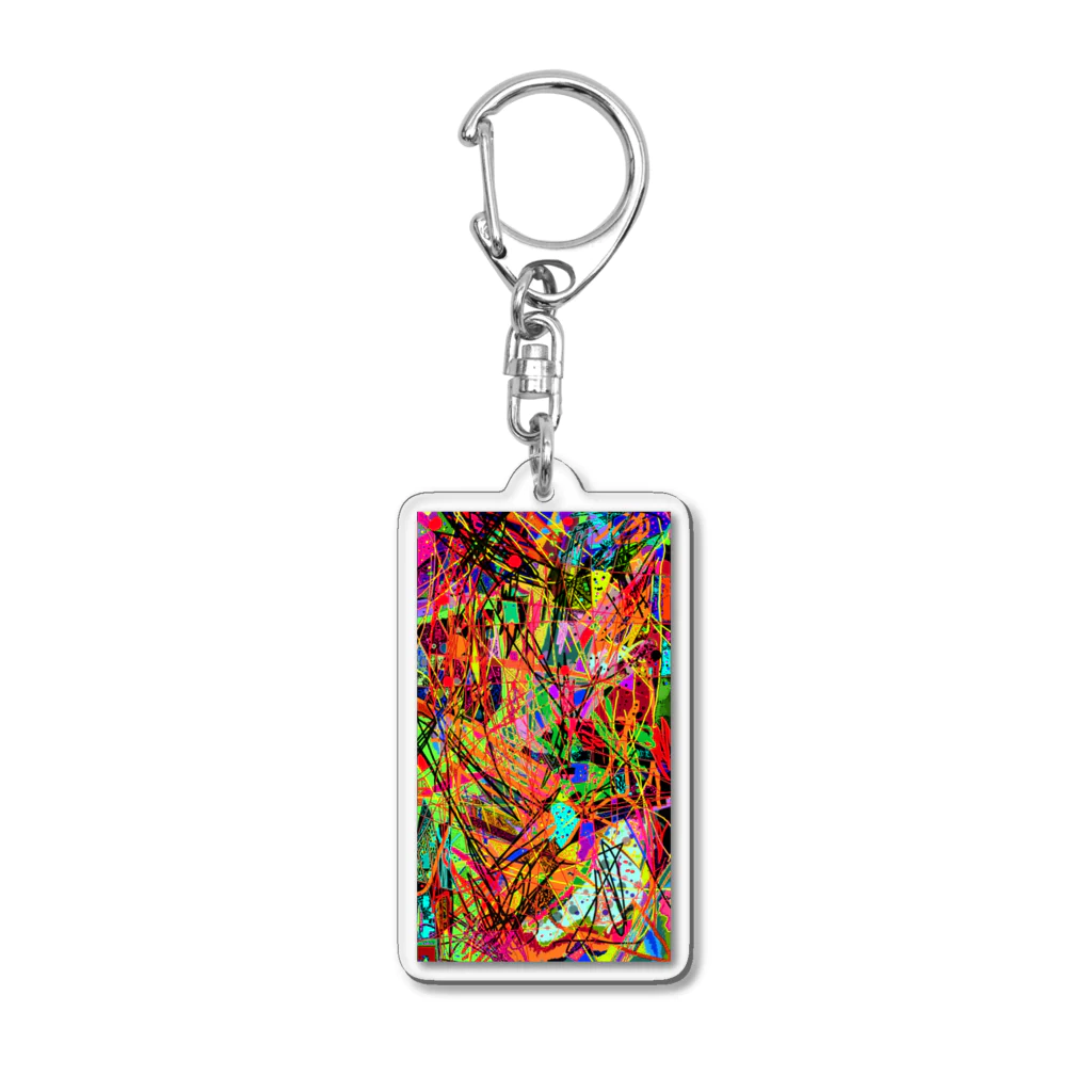 鬱色の血液の壊された13歳 Acrylic Key Chain