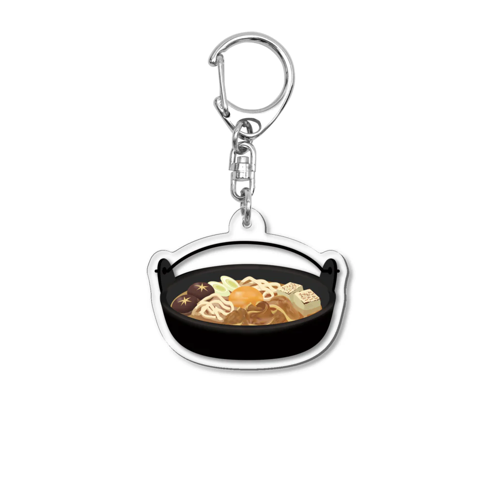 NO PICTUREBOOKSのすきやきうどん Acrylic Key Chain