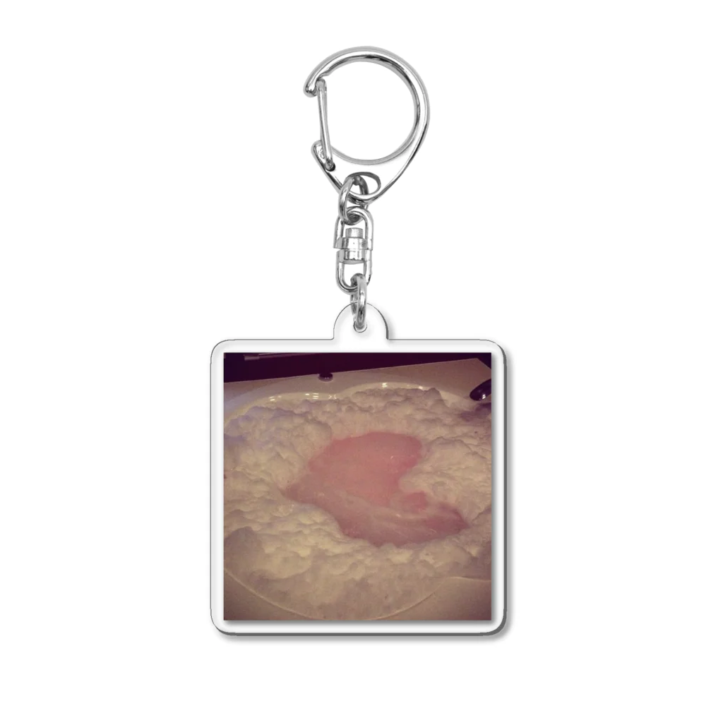 ktnadl126のかわいいおふろ Acrylic Key Chain