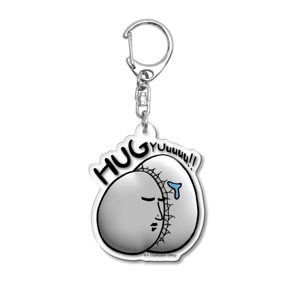 Culture Clubの[ 卵人 ] キーホルダー『HUGyuuuuu!!』 Acrylic Key Chain