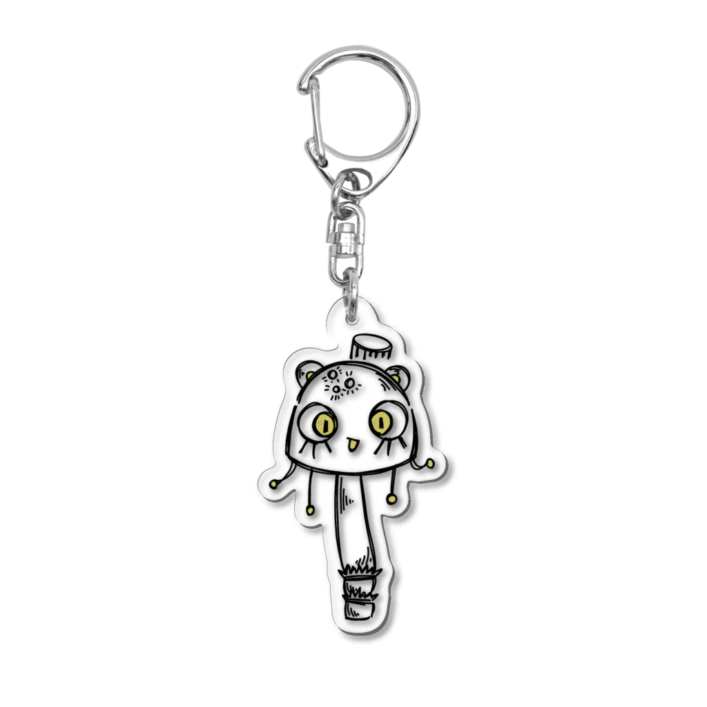 tataMi-coのクマ毒キノコ Acrylic Key Chain