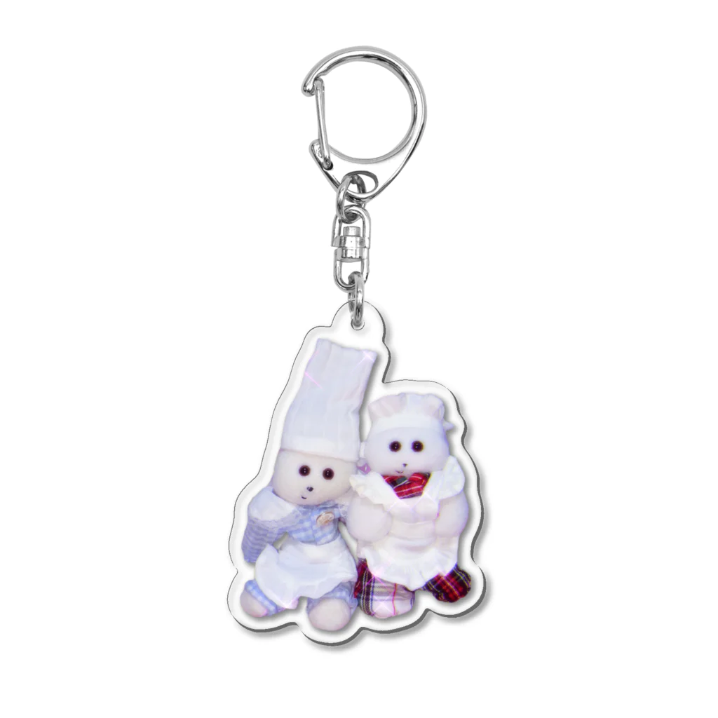 くまきちショップやさんのパティシエきぶん Acrylic Key Chain