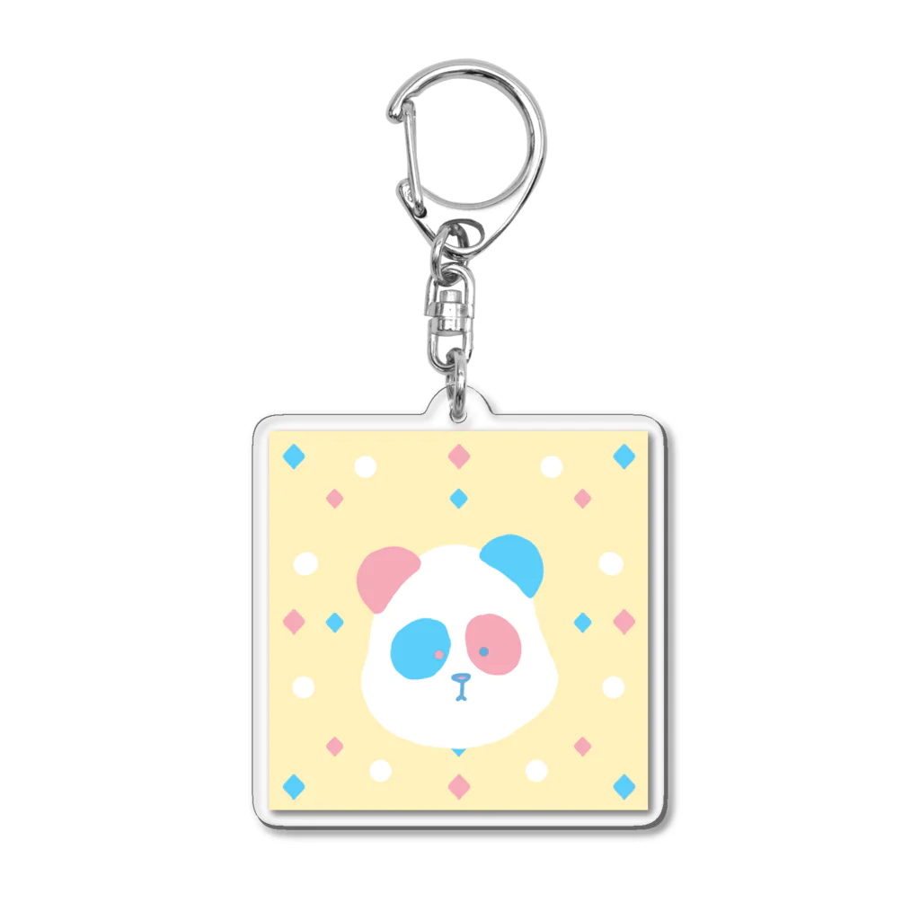 Ambraのトランスジェンダーのパンダさん Acrylic Key Chain