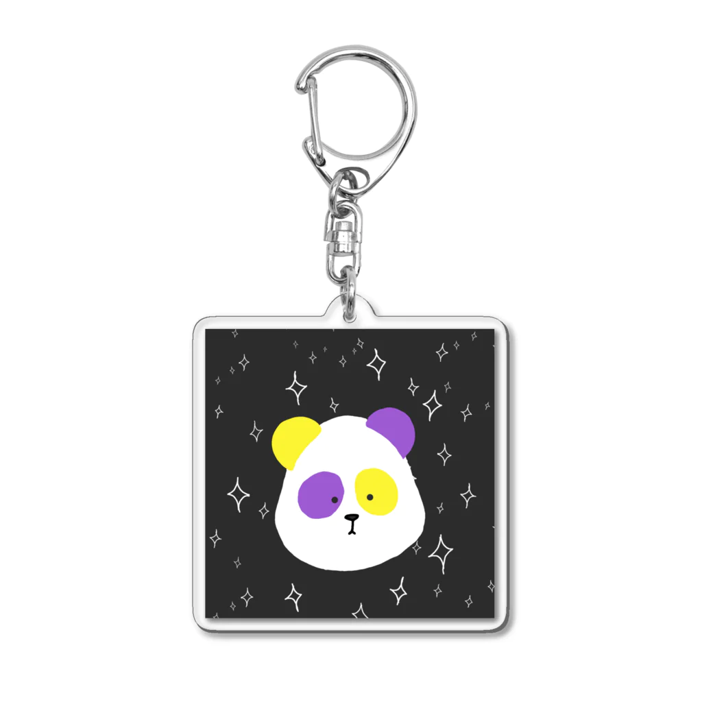 Ambraのノンバイナリーのパンダさん Acrylic Key Chain