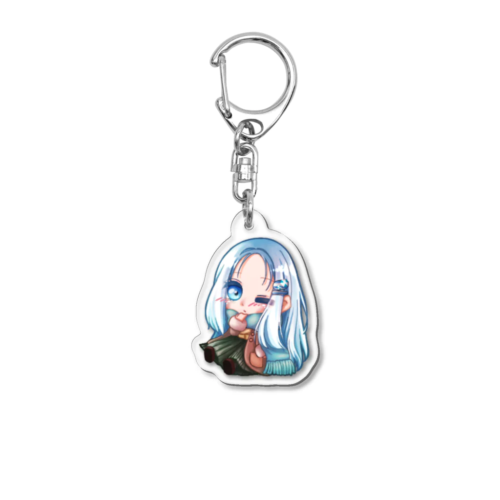 雨音りんＳＨＯＰのりんちゃん Acrylic Key Chain