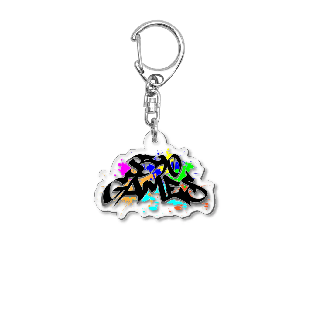 【公式】8390GAMESの8390GAMES(白) Acrylic Key Chain