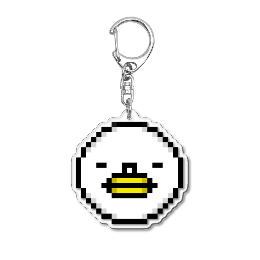 PITTEN PRODUCTSのPIXEL_FACE_03(SLEEP) アクリルキーホルダー