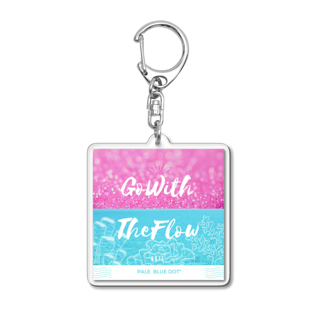 Pale Blue Dot＊のGo with the Flow Acrylic Key Chain