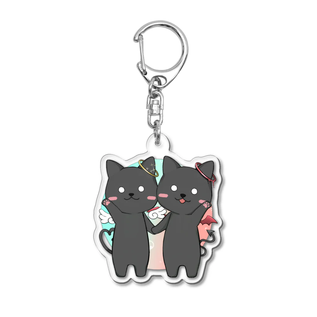 こたまおショップ【公式】の【こたまお】なかよし　しゅわしゅわ Acrylic Key Chain