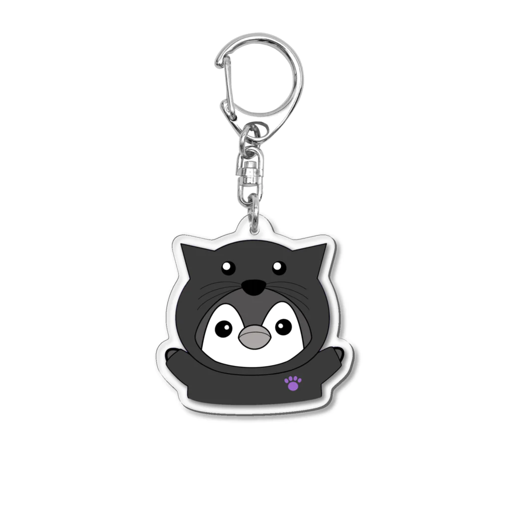 あかねぇ🐧✨のナギねこ クロ Acrylic Key Chain