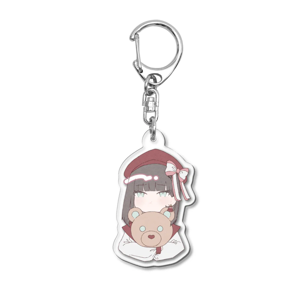 unqの🧸と女の子 Acrylic Key Chain