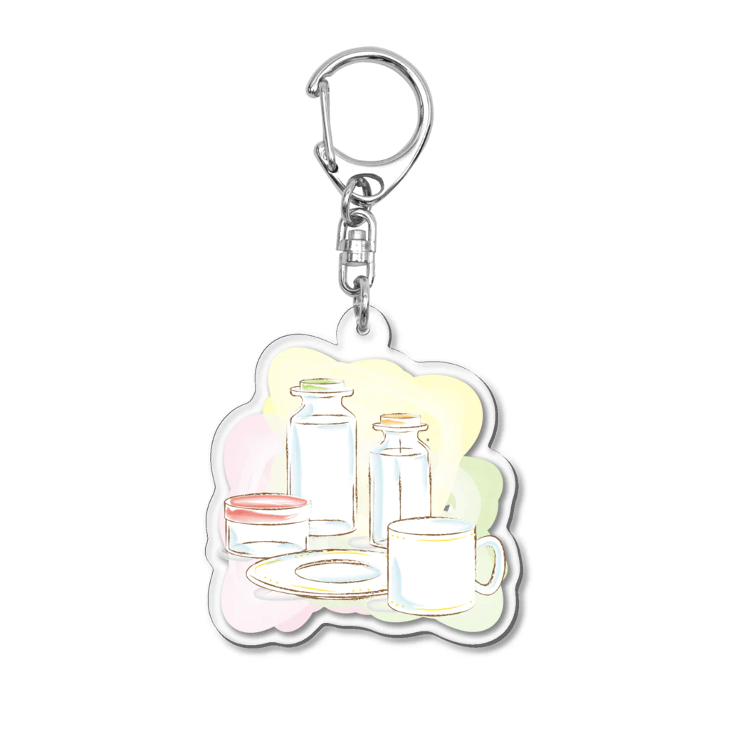 魅螺驅琉工房のenjoy your life Acrylic Key Chain