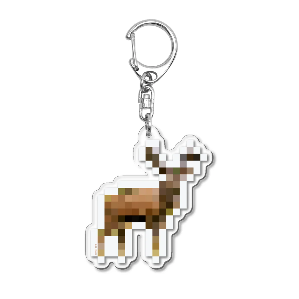 PITTEN PRODUCTSのPIXEL_ANIMAL_03(DEER) アクリルキーホルダー