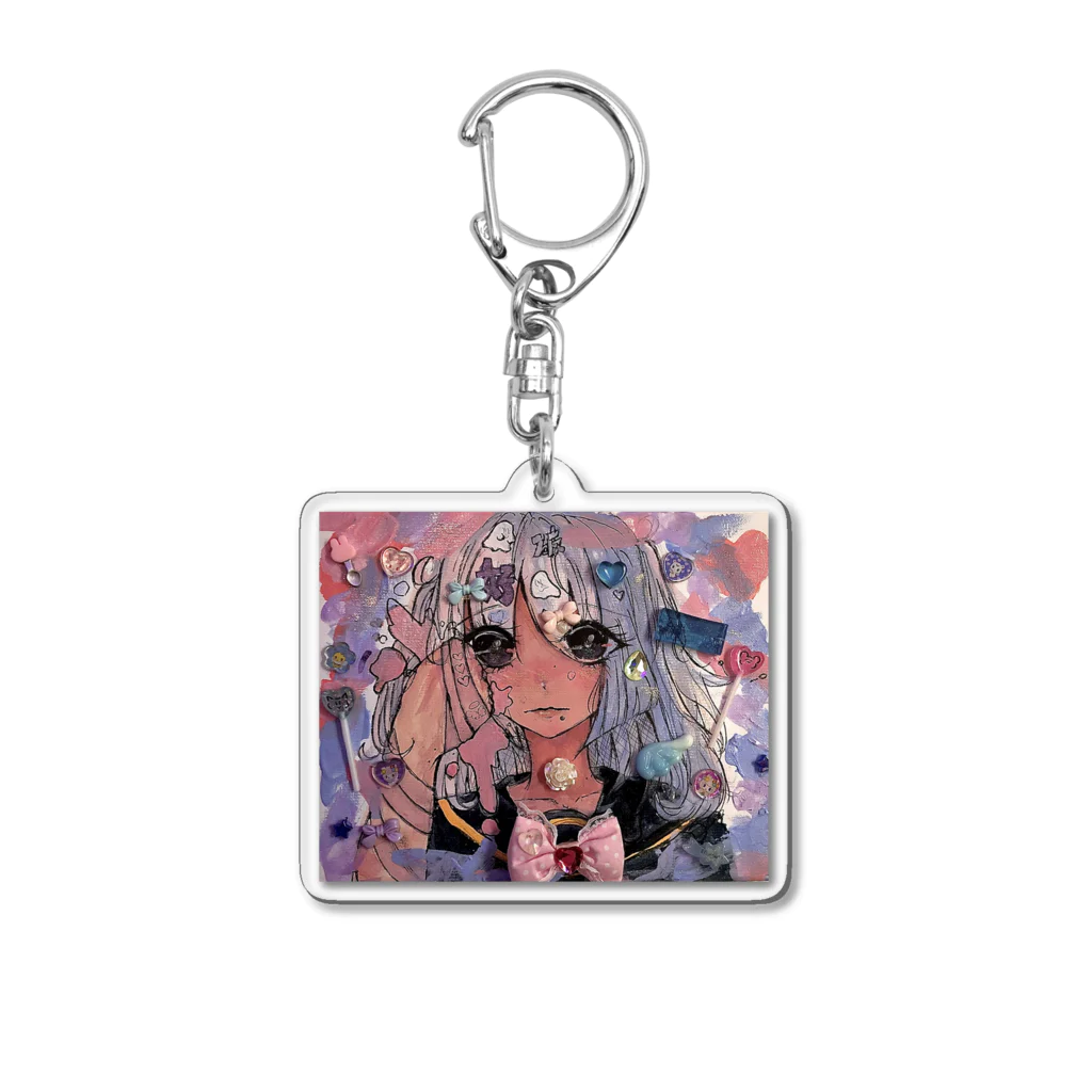 すいすい商店の私の好きな物 Acrylic Key Chain