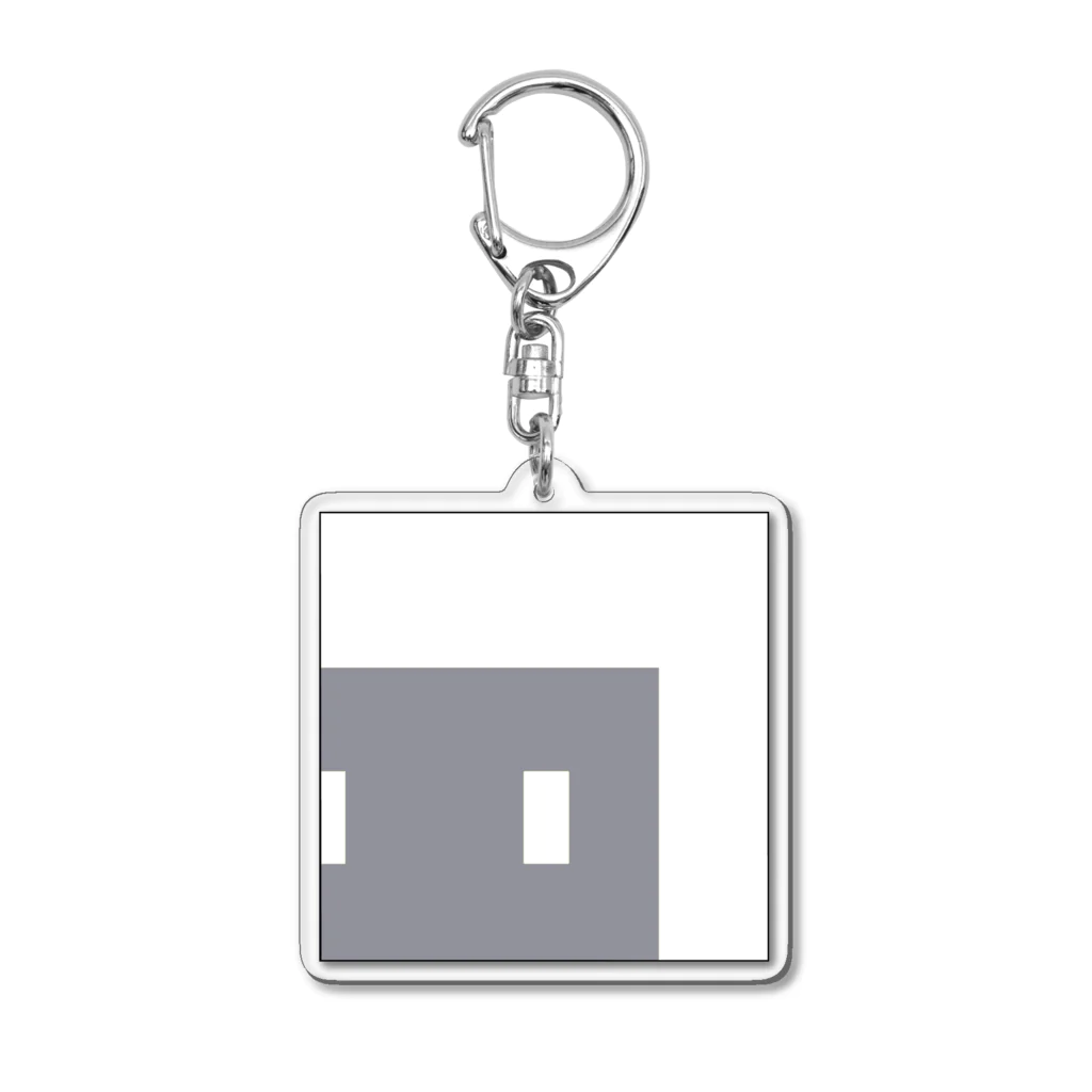 amasawabokuのアマサワサン白灰 Acrylic Key Chain