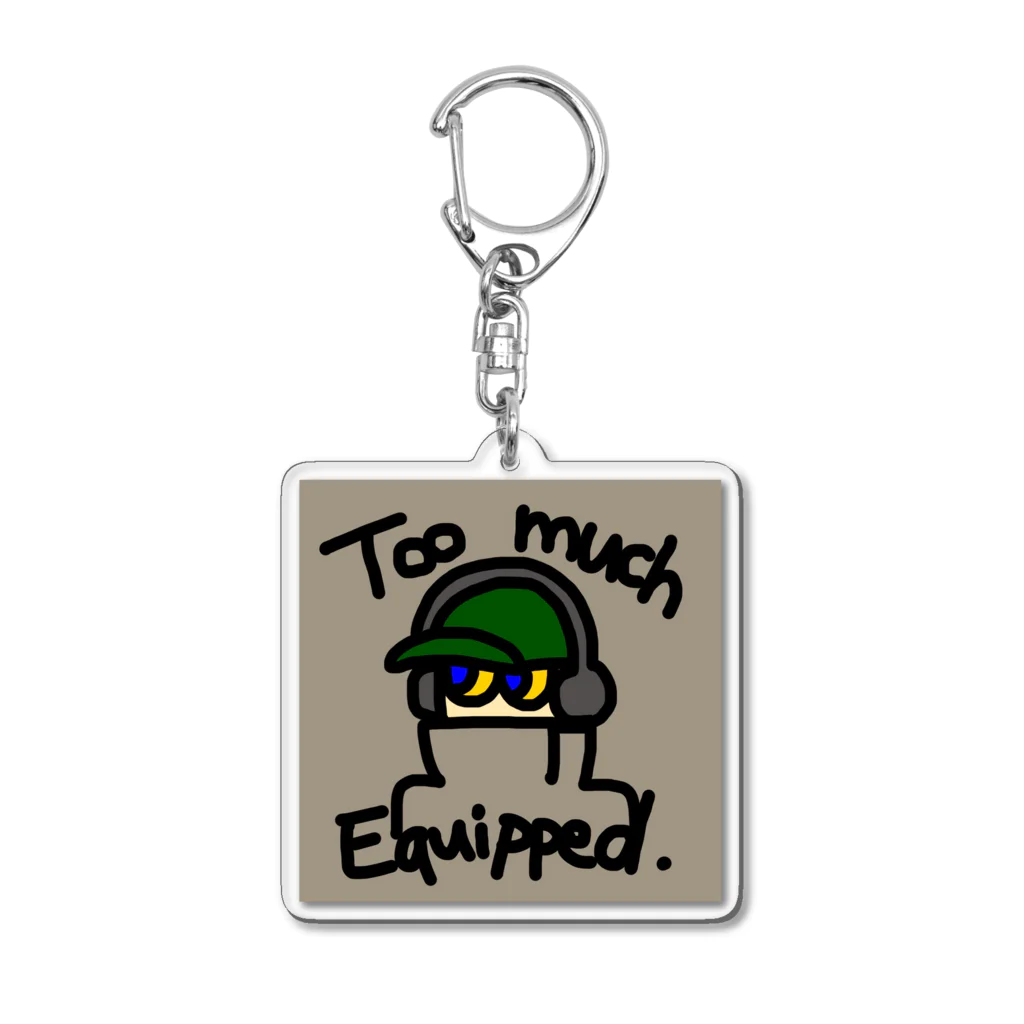 PEZのToo Much Equipped Acrylic Key Chain