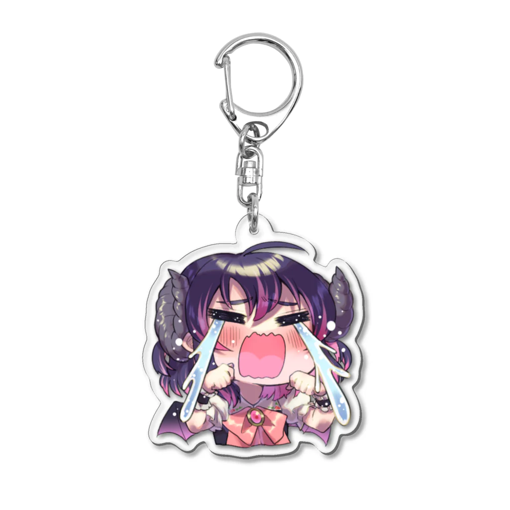 レスティア・アオイ🥐😈のこんてぃあうえーん！ Acrylic Key Chain