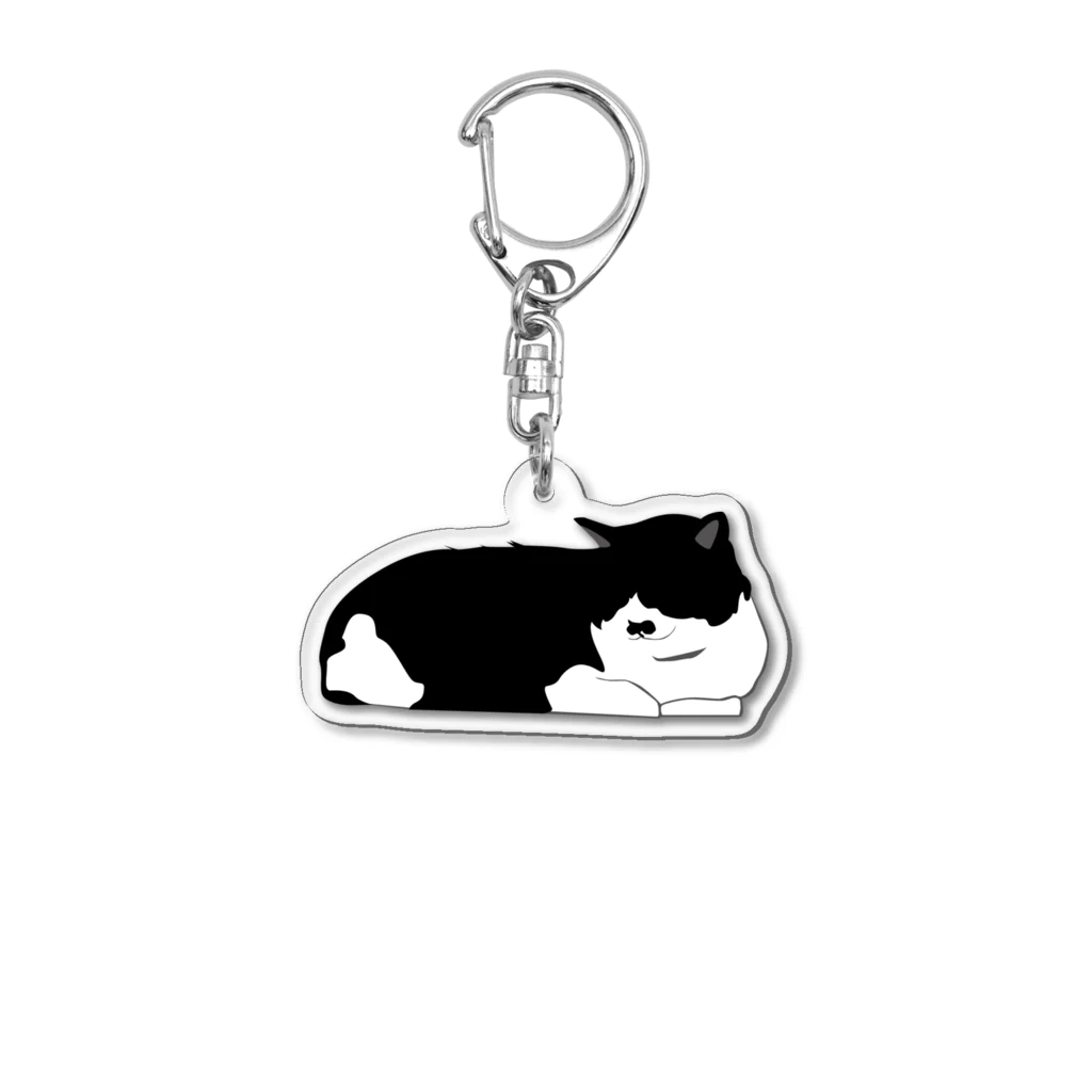 世夏綾那のうしねこ Acrylic Key Chain