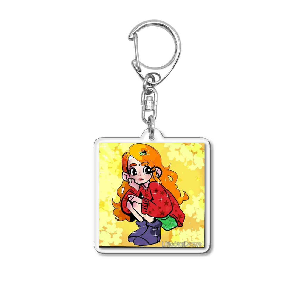 LittleStarDrawsのPiper Cute Things Acrylic Key Chain