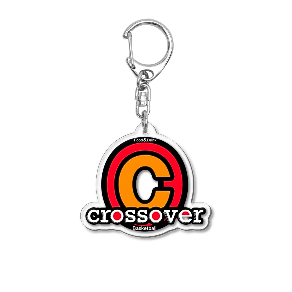 crossoのcrossoverロゴイチ Acrylic Key Chain