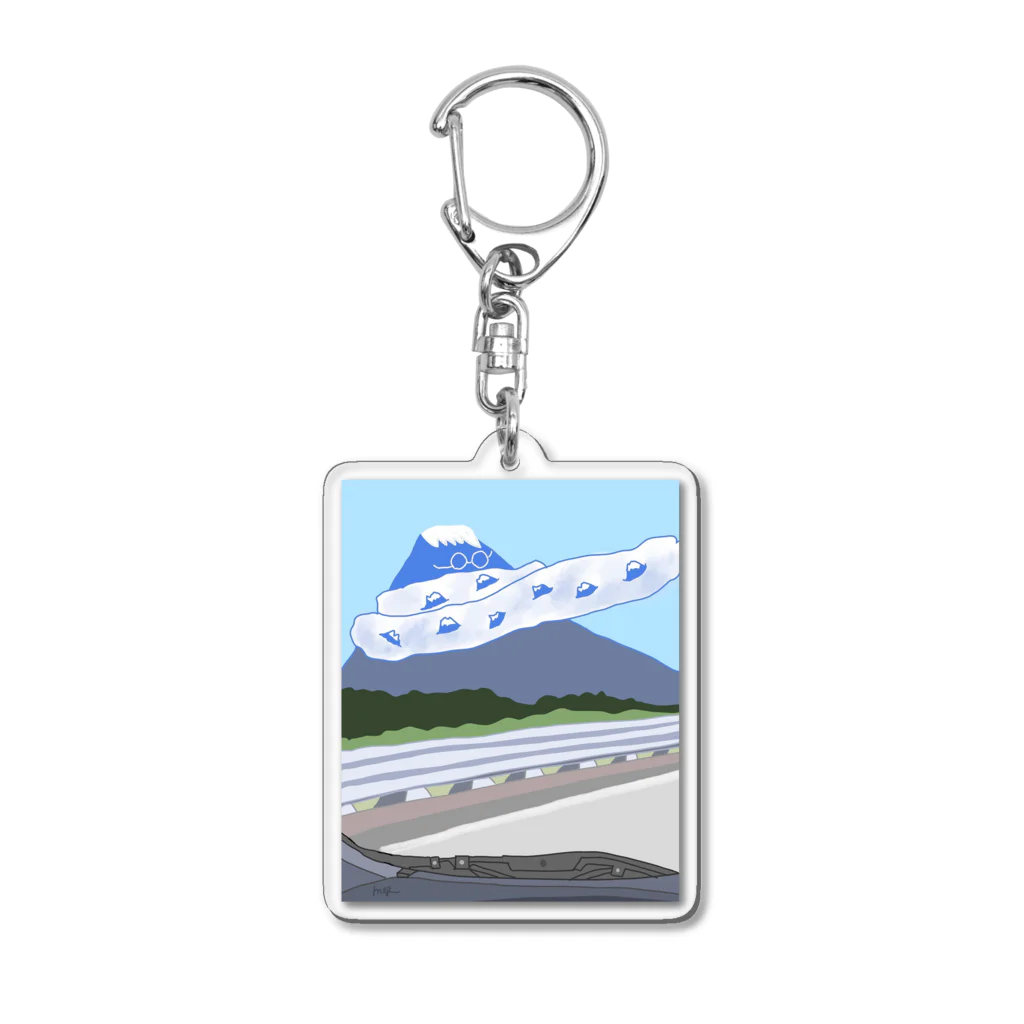 Meguuuの富士山くん Acrylic Key Chain