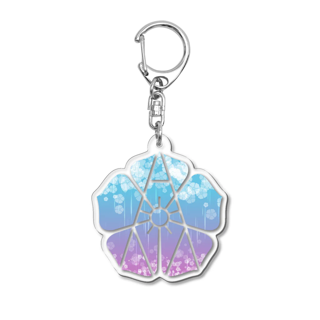 朝霞の【明智光秀】時の雨 (ロゴなし／小物類) Acrylic Key Chain