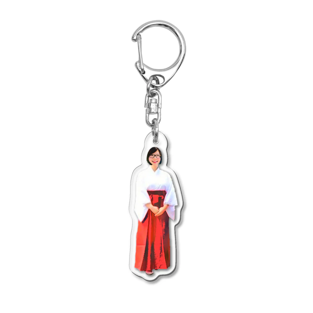 SAKUPRO_公式ストアのそよか巫女2 Acrylic Key Chain