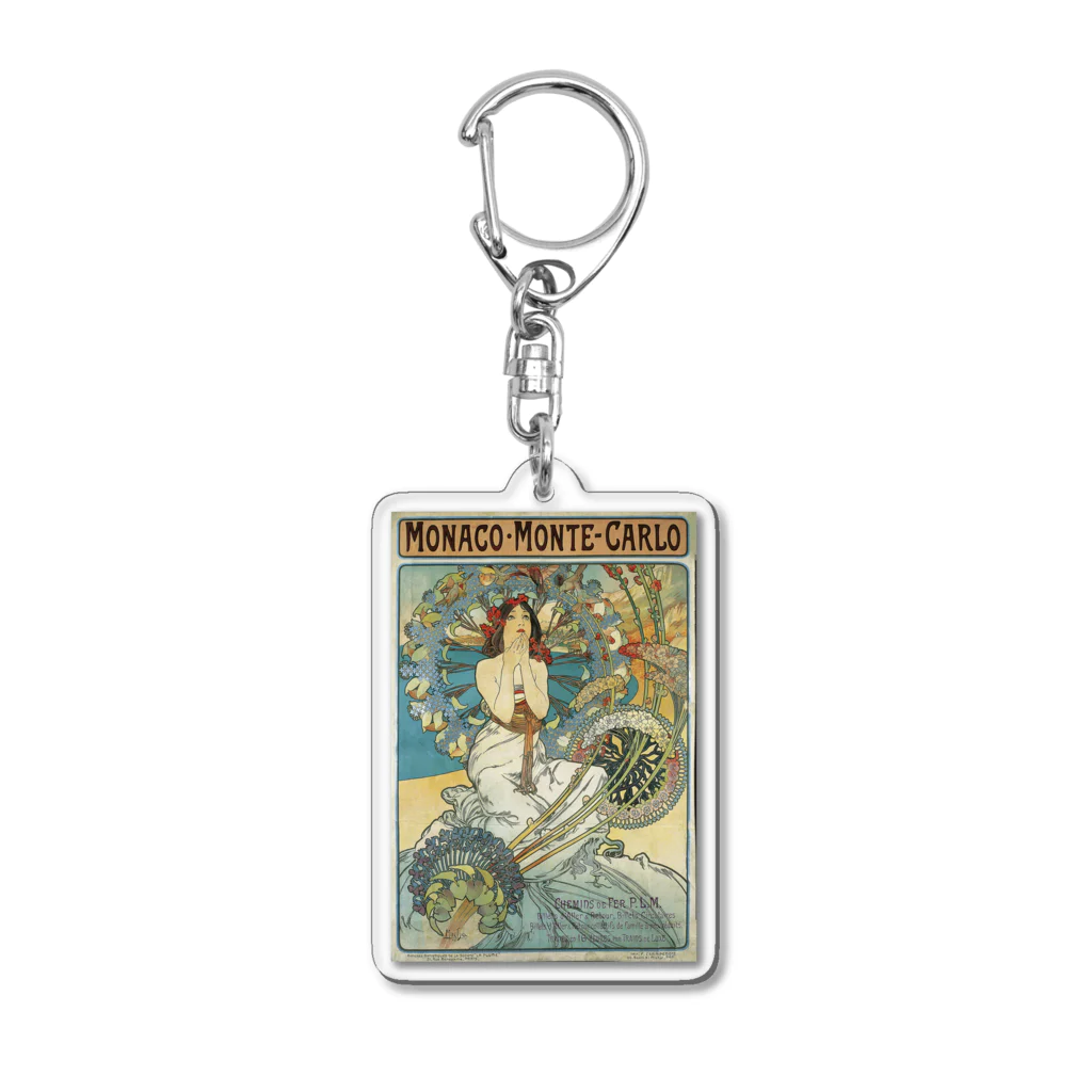 artgalleryのMonaco - Monte Carlo Acrylic Key Chain