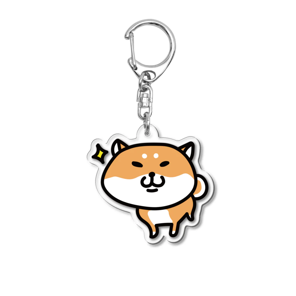 すずたろうのドヤァ柴犬 Acrylic Key Chain