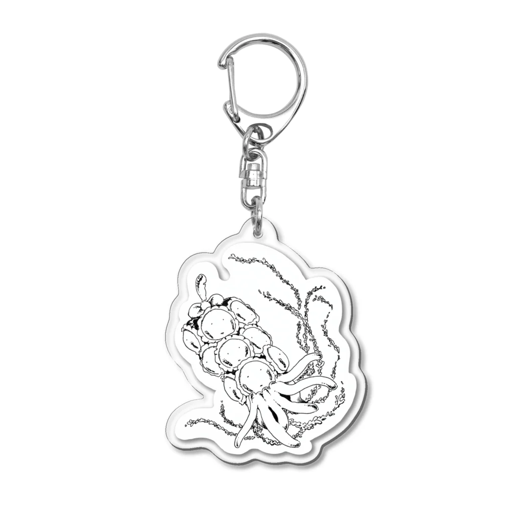 挽肉の世のバレンクラゲのあかちゃん Acrylic Key Chain