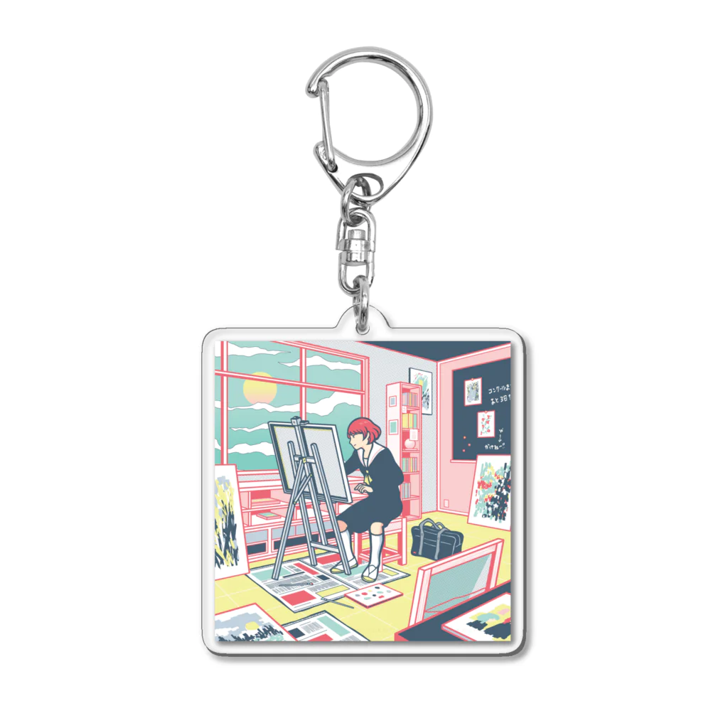 モナカの時間も忘れて Acrylic Key Chain