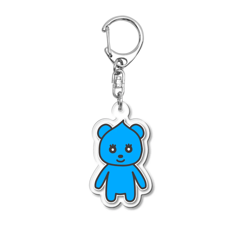 ぷなりつのとんがりペット(ブルー) Acrylic Key Chain