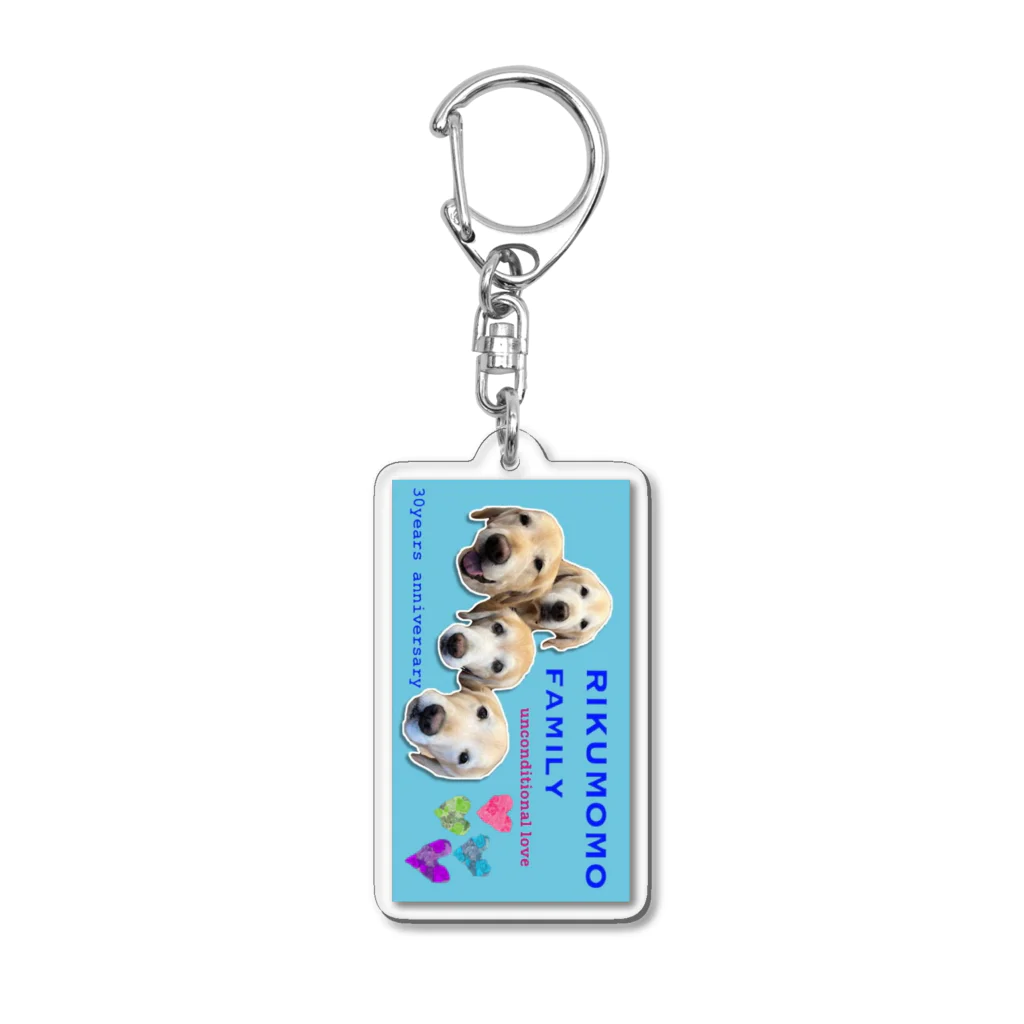 ukiuki-ikuikuのrikumomo family キーホルダー Acrylic Key Chain