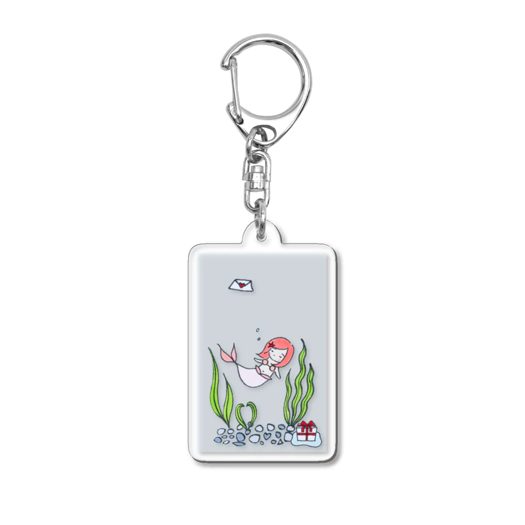 ふるーつさんどのマーメイド Acrylic Key Chain