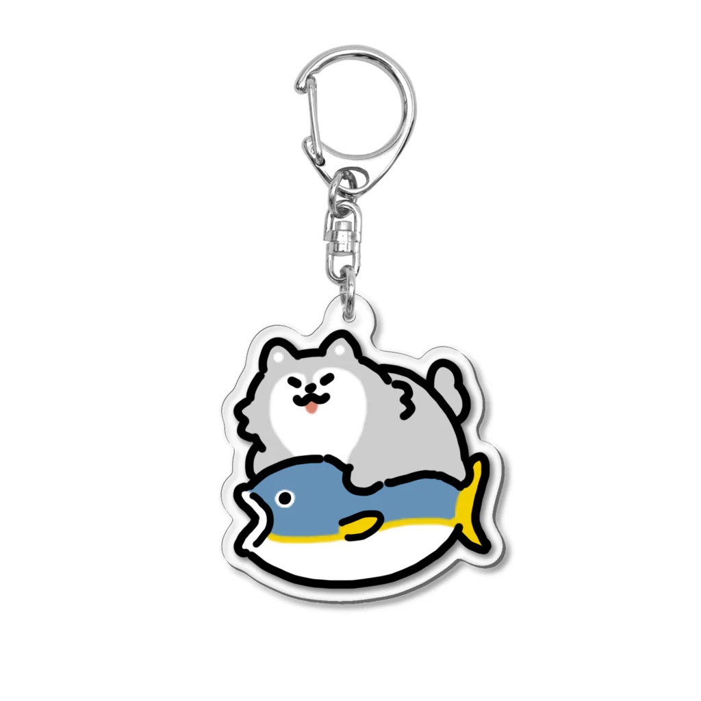 kupaberuのオオカミ Acrylic Key Chain