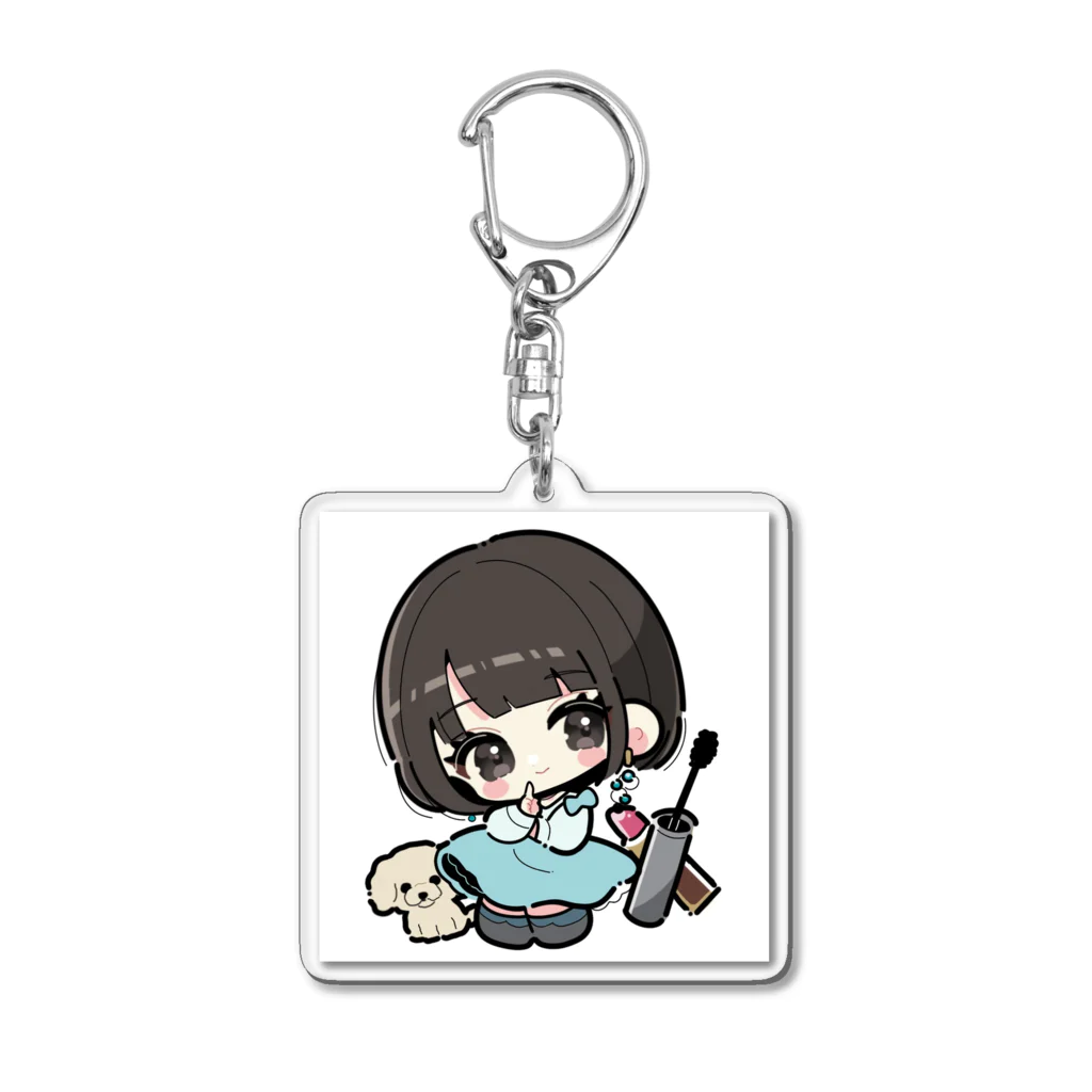 すぎまほちゃんSHOPのホワイト♡すぎまほちゃん Acrylic Key Chain