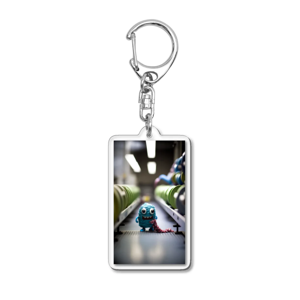 the_plastic_monstersの暑くても、そうでなくても肌身離さない。【マフレロ】 Acrylic Key Chain