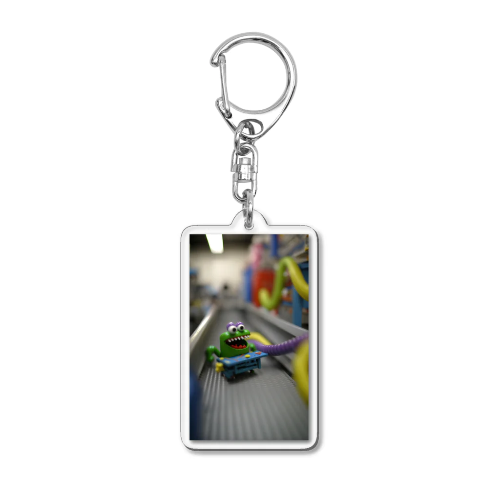 the_plastic_monstersのぼくのなまえは【バディ・ブーマー】 Acrylic Key Chain