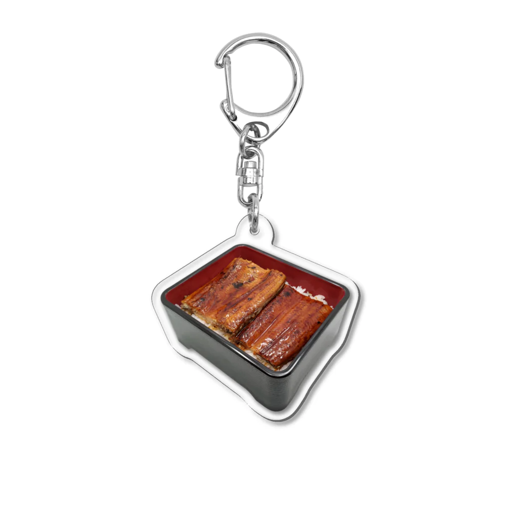 メシテロタイプ（飯テロTシャツブランド）のうな重 Acrylic Key Chain