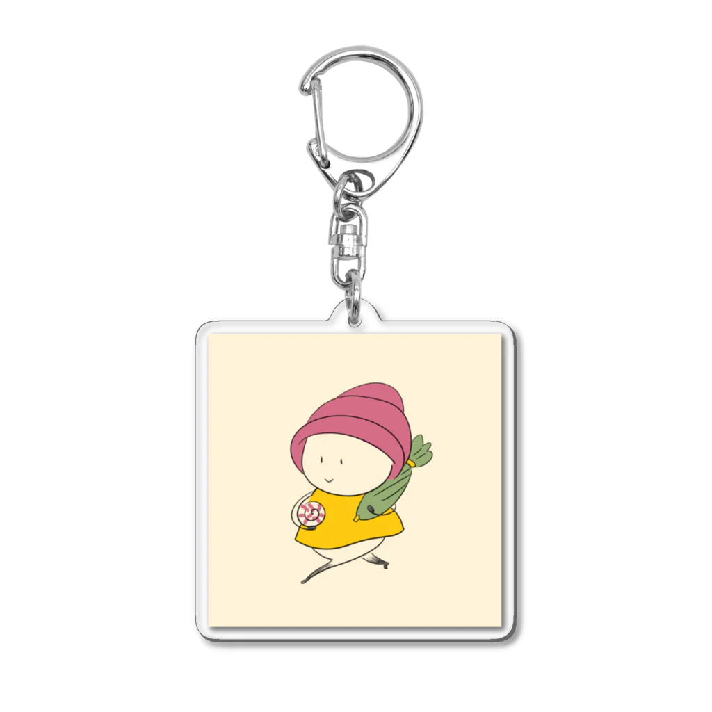 omototのタニシちゃん Acrylic Key Chain