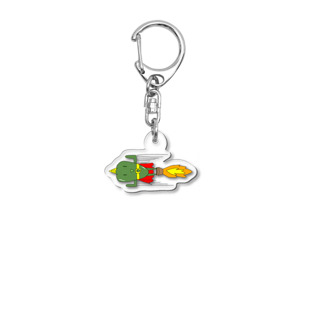 hakotissueのピーマン頭突き Acrylic Key Chain