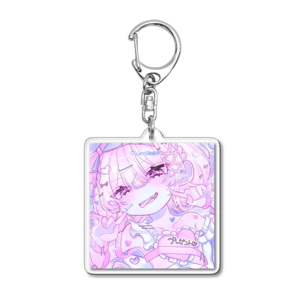 モマ@のバレンタインくん💗🍫 Acrylic Key Chain