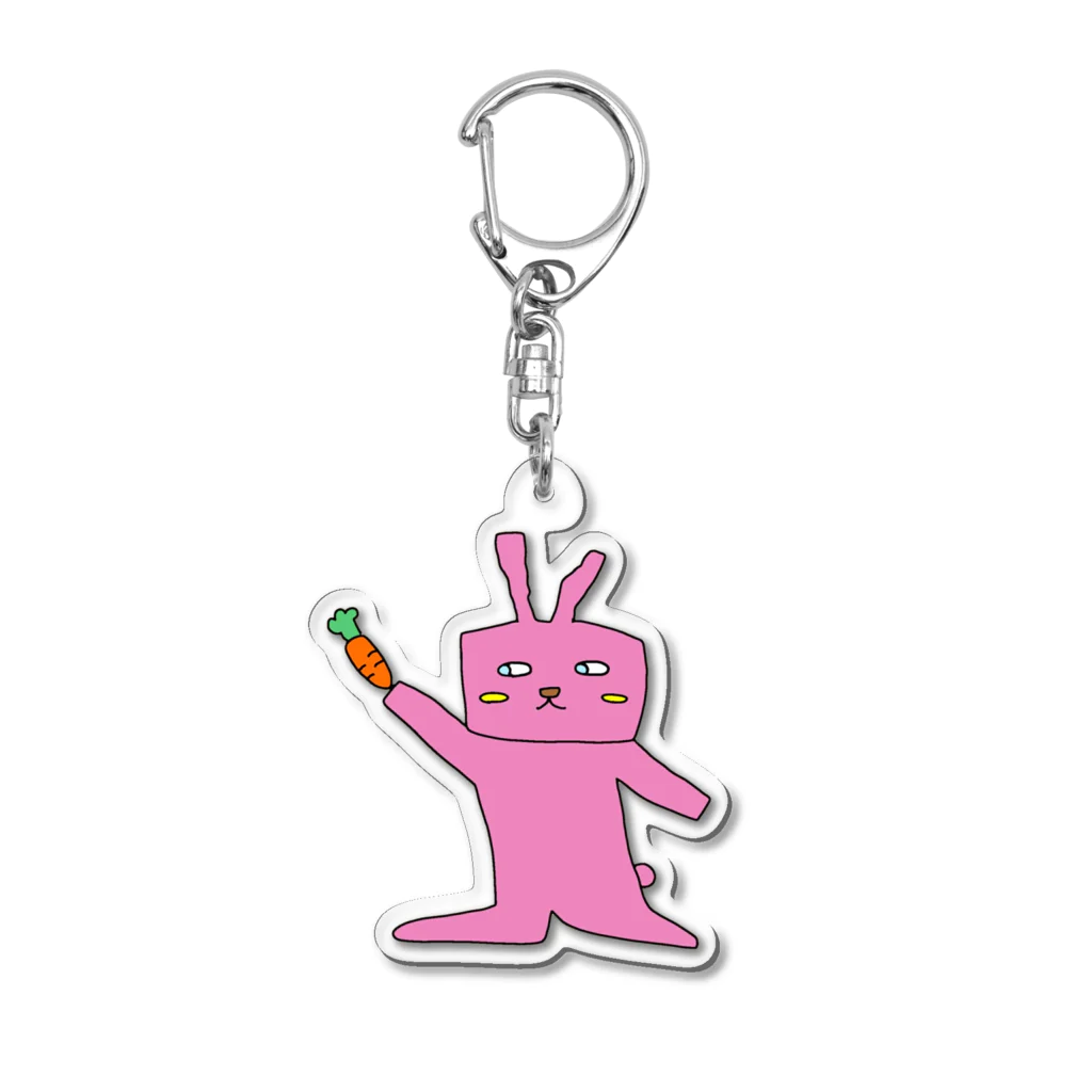 彩りポップスターのニンうさ Acrylic Key Chain