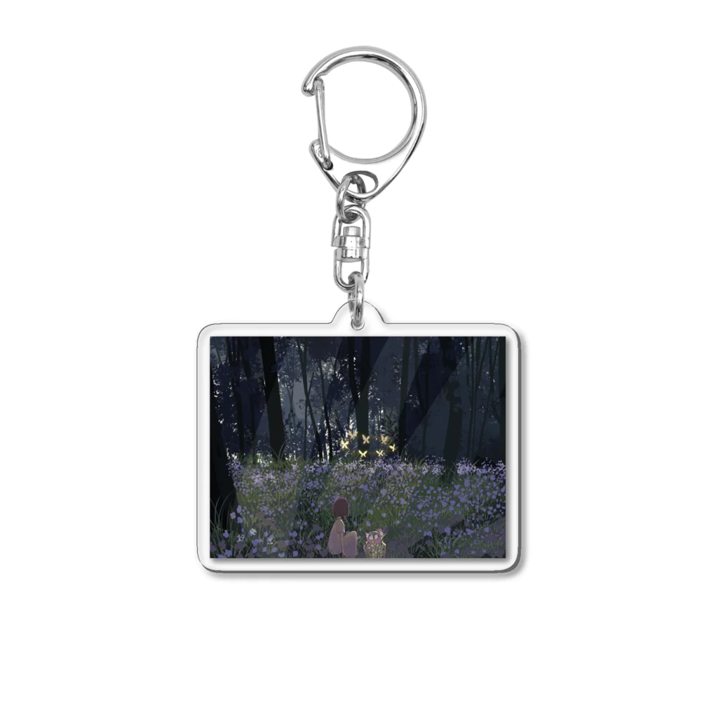 filoのブルーベルの森 Acrylic Key Chain