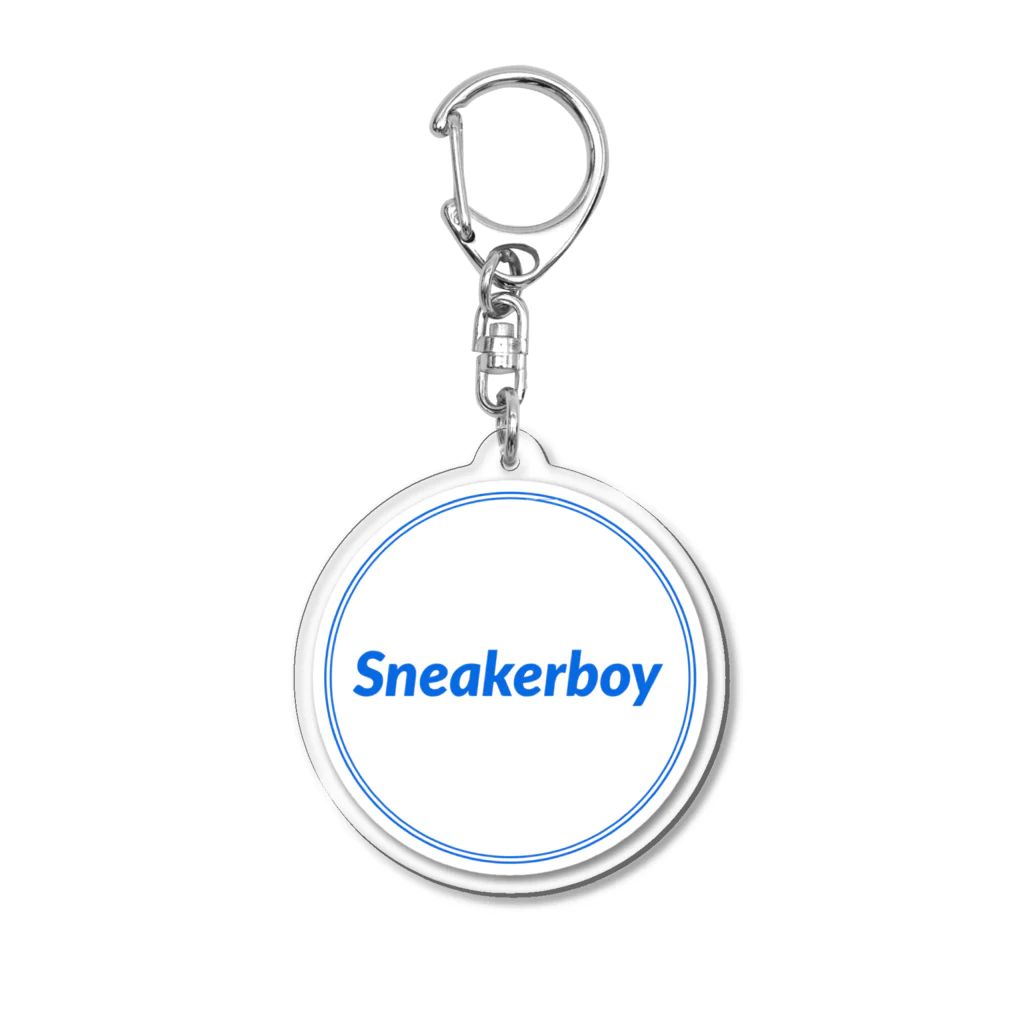 SBのＳＢロゴ ﾌﾞﾙｰver. Acrylic Key Chain