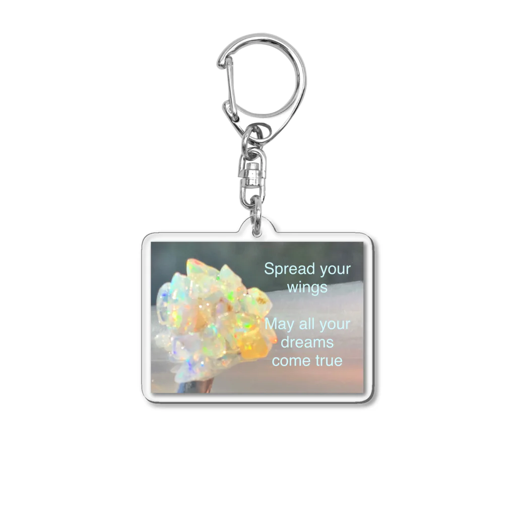 happy💞😊😊eleption💞😊😊😊の翼を広げて♡すべての夢が叶いますように♡ Acrylic Key Chain