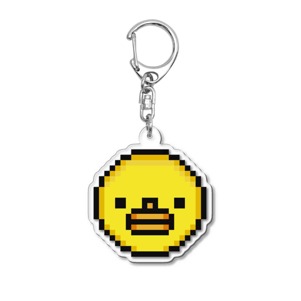 PITTEN PRODUCTSのPIXEL_ANIMALPITTEN(CHICK) Acrylic Key Chain