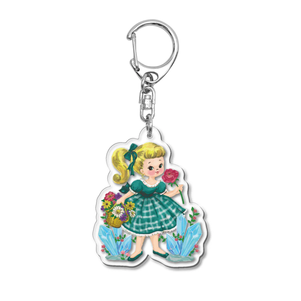 　Ma cocotte （まここっと）のクリスタルガール Acrylic Key Chain