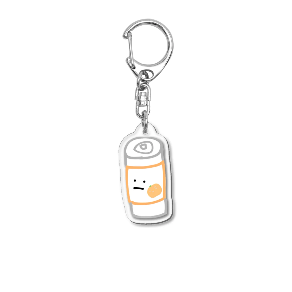 carrot🥕のオレンジジュース(缶) Acrylic Key Chain