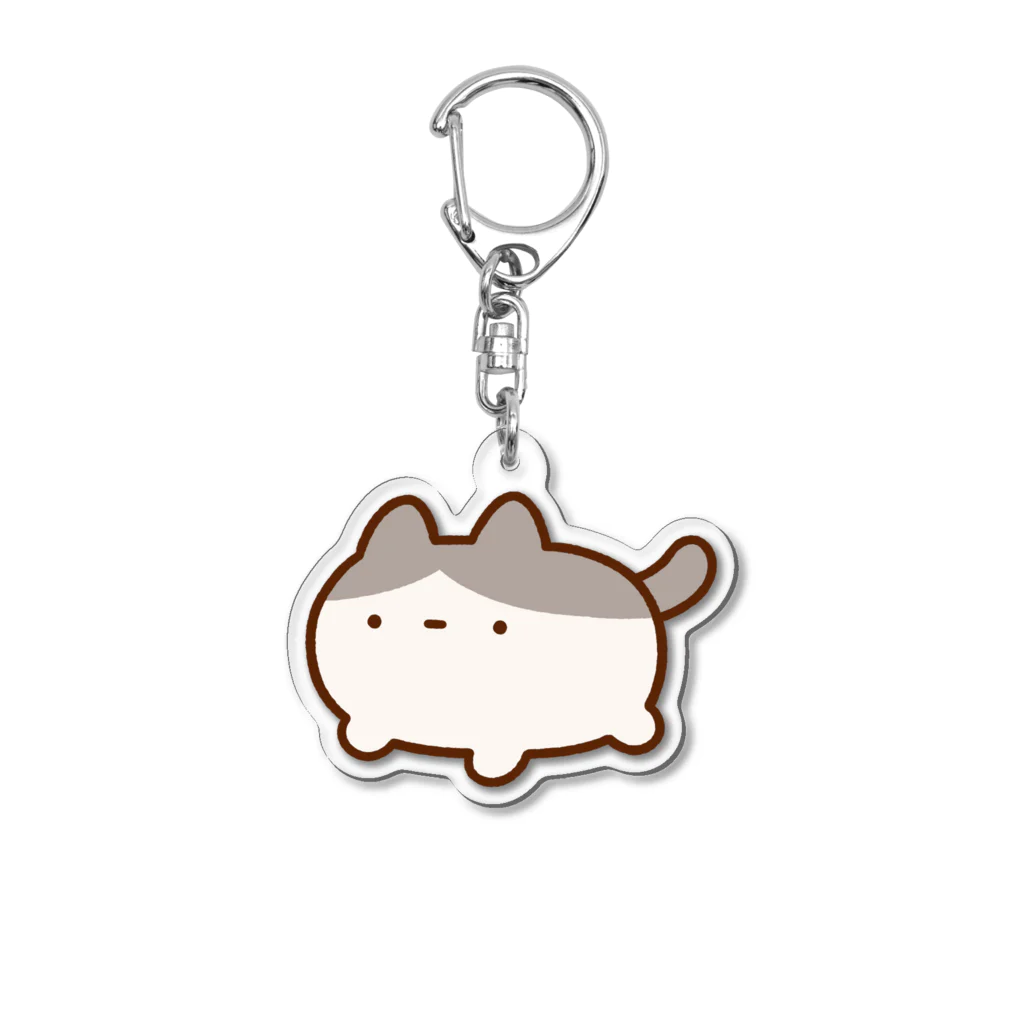 とっとのずんどうネコ / ハチワレ Acrylic Key Chain